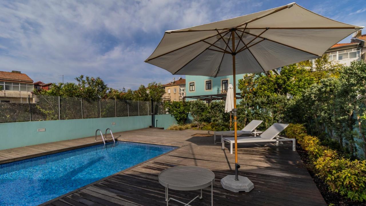 Central Studio W/ Pool, Ac & Patio By Lovelystay Porto Luaran gambar